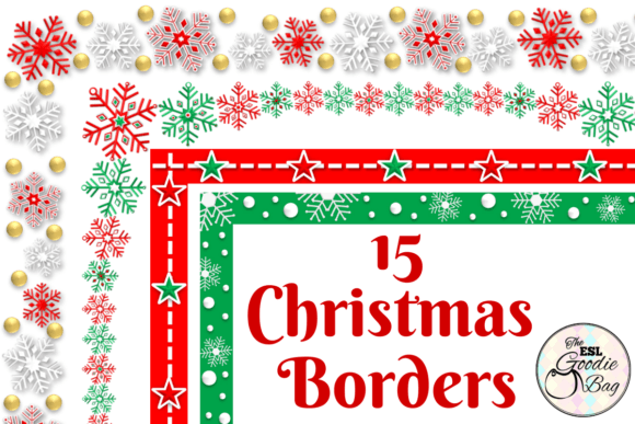Christmas Borders 2: A Festive Illustration for Seasonal Design Projects
