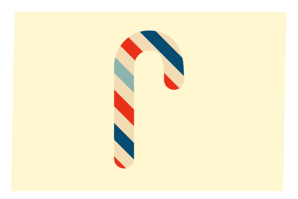 Christmas Candy Canes Set for Festive Branding