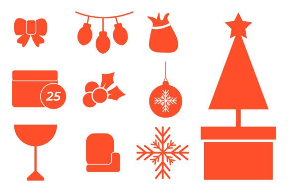 Christmas Decoration Vector Illustrations for Content Publishing