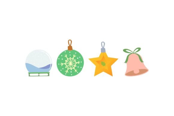 Christmas Decorative Art Illustrations for Content Publishing