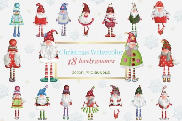 Christmas Gnome Illustration Bundle Review
