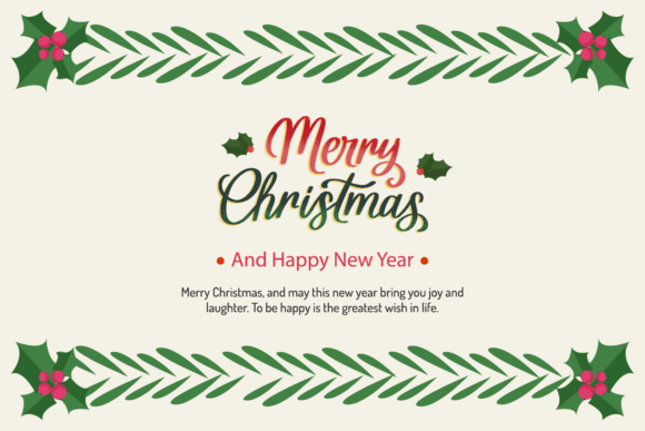 Christmas Greeting Cards Design Cute Illustrations