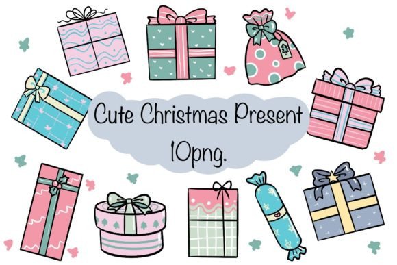 Cute Christmas Present Illustration Review
