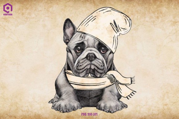 French Bulldog Cozy Christmas Illustration Review