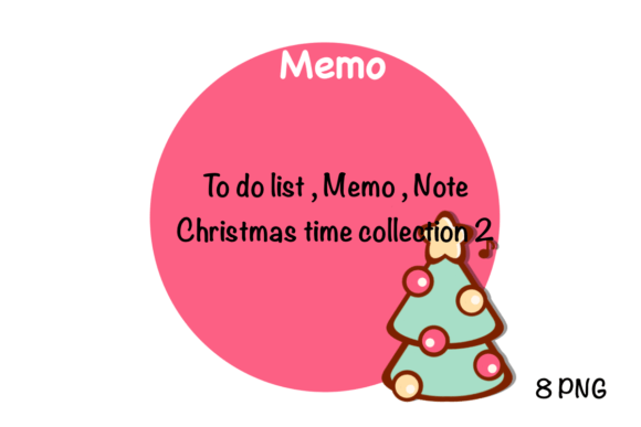 To Do List, Memo, Note Christmas Illustrations